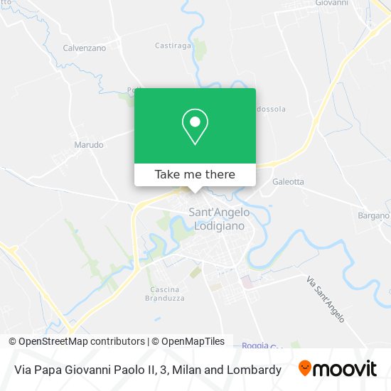 Via Papa Giovanni Paolo II, 3 map
