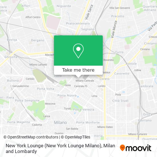 New York Lounge map