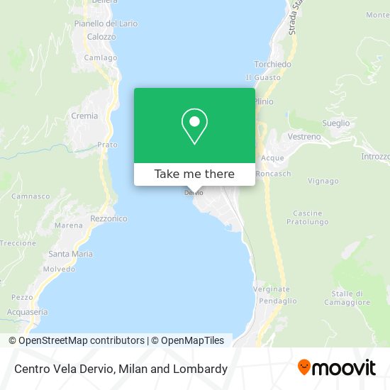 Centro Vela Dervio map