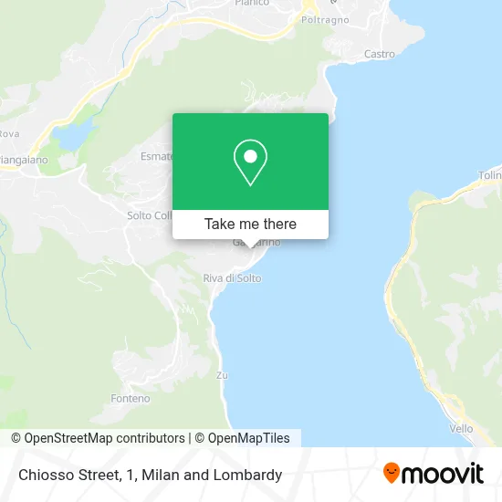 Chiosso Street, 1 map