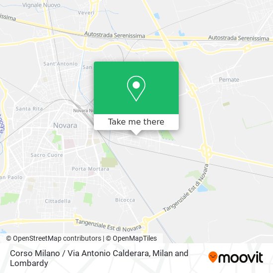 Corso Milano / Via Antonio Calderara map