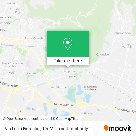 Via Lucio Fiorentini, 10i map