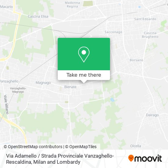 Via Adamello / Strada Provinciale Vanzaghello-Rescaldina map