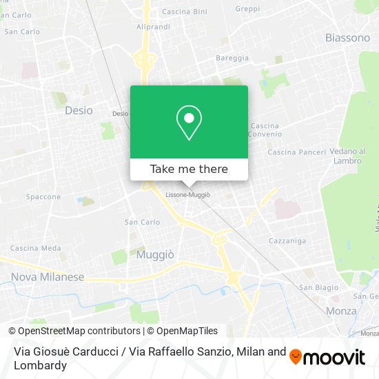 Via Giosuè Carducci / Via Raffaello Sanzio map