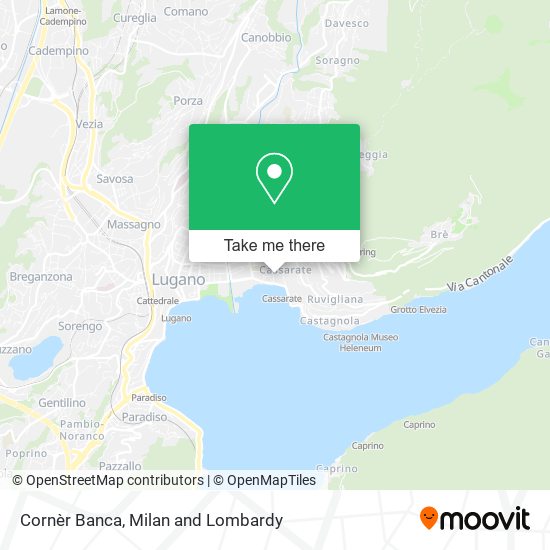 Cornèr Banca map
