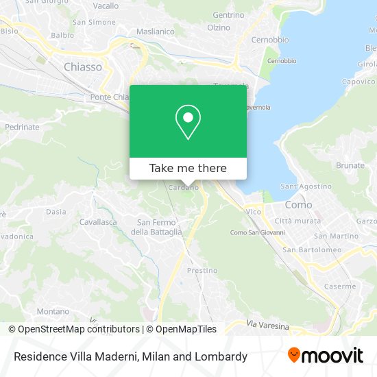 Residence Villa Maderni map