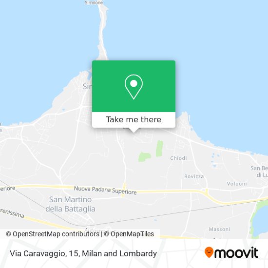 Via Caravaggio, 15 map