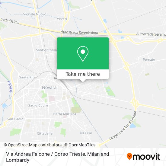 Via Andrea Falcone / Corso Trieste map
