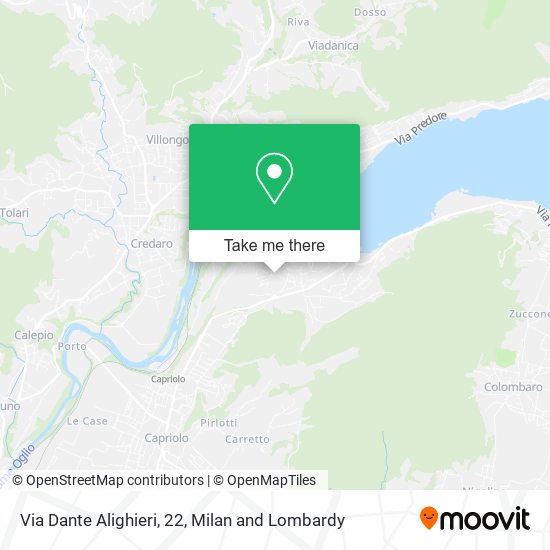 Via Dante Alighieri, 22 map