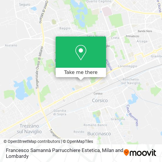 Francesco Samannà Parrucchiere Estetica map