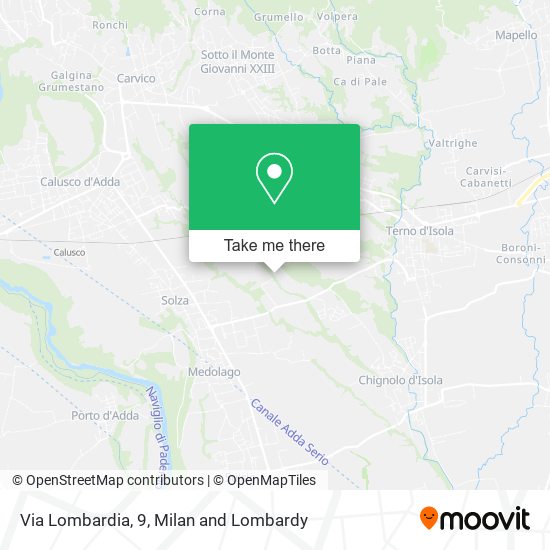 Via Lombardia, 9 map
