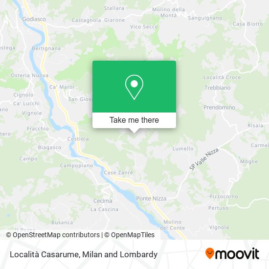 Località Casarume map