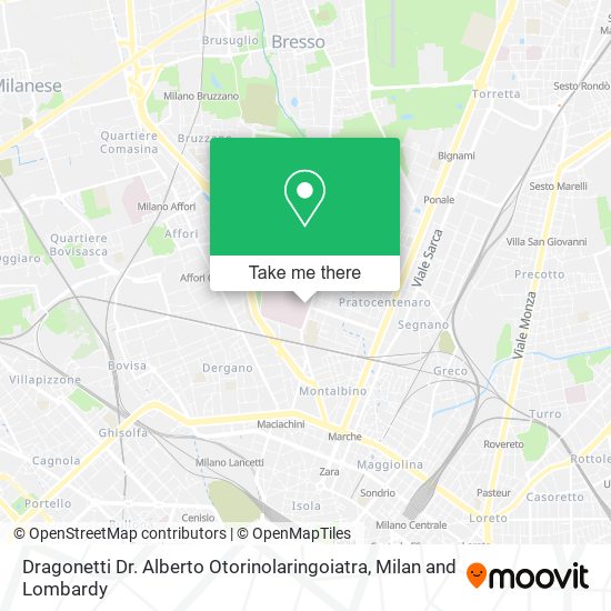 Dragonetti Dr. Alberto Otorinolaringoiatra map