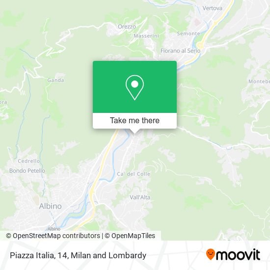 Piazza Italia, 14 map