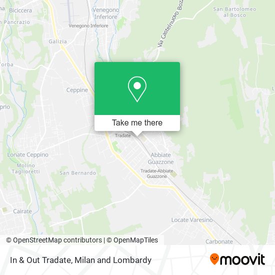 In & Out Tradate map