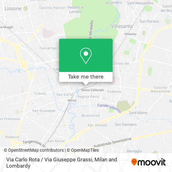 Via Carlo Rota / Via Giuseppe Grassi map