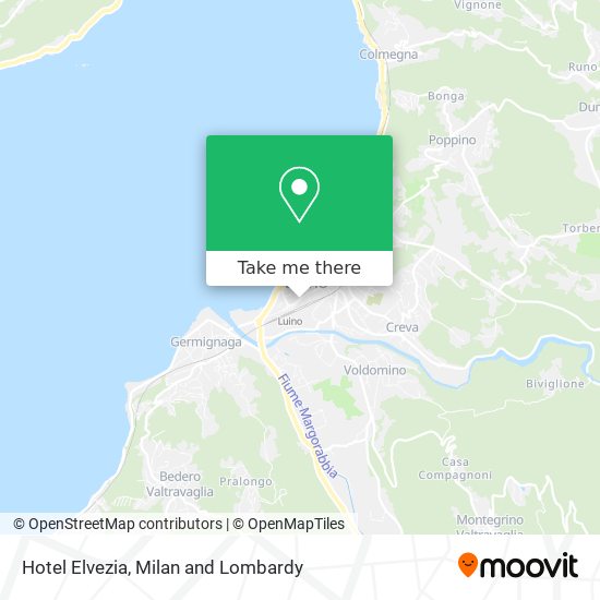 Hotel Elvezia map