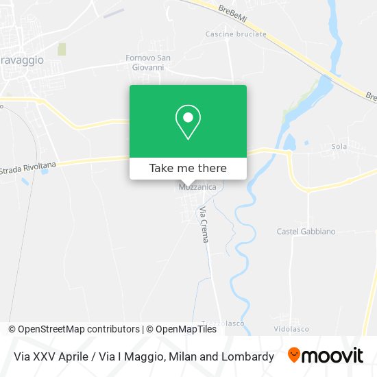 Via XXV Aprile / Via I Maggio map