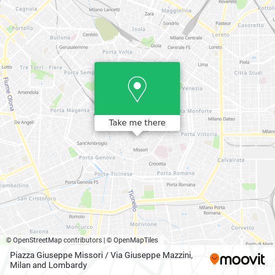 Piazza Giuseppe Missori / Via Giuseppe Mazzini map