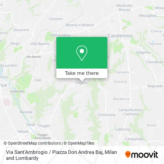 Via Sant'Ambrogio / Piazza Don Andrea Baj map