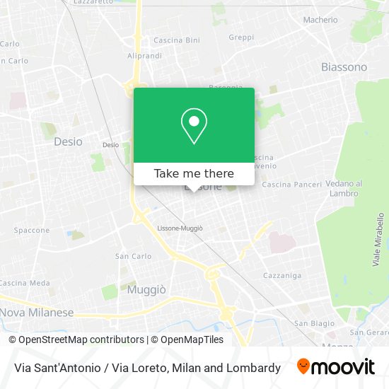 Via Sant'Antonio / Via Loreto map