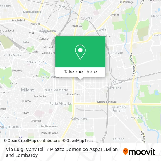 Via Luigi Vanvitelli / Piazza Domenico Aspari map