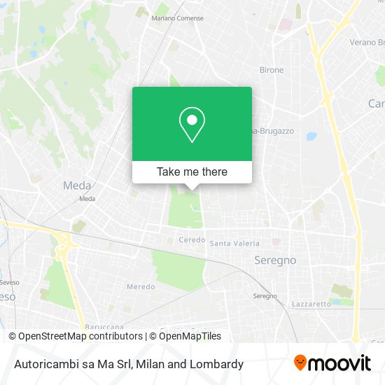 Autoricambi sa Ma Srl map