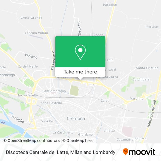 Discoteca Centrale del Latte map