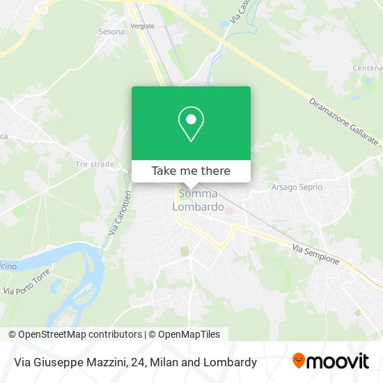 Via Giuseppe Mazzini, 24 map