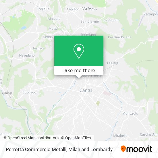 Perrotta Commercio Metalli map