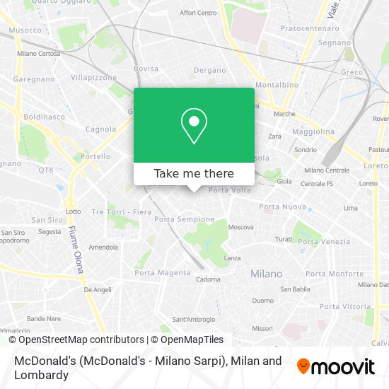 McDonald's (McDonald's - Milano Sarpi) map