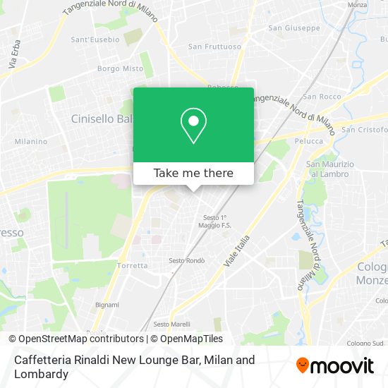 Caffetteria Rinaldi New Lounge Bar map