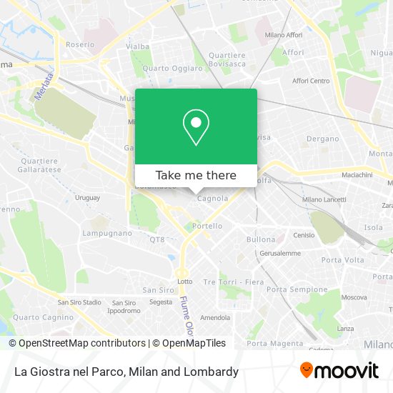 La Giostra nel Parco map