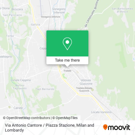 Via Antonio Cantore / Piazza Stazione map