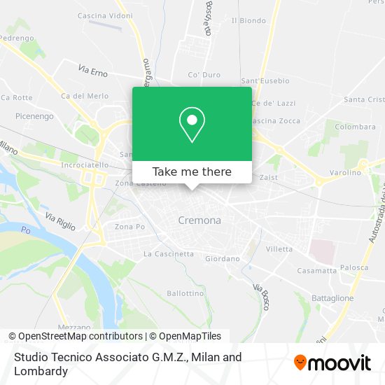 Studio Tecnico Associato G.M.Z. map