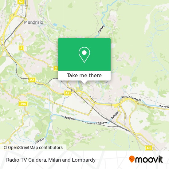 Radio TV Caldera map