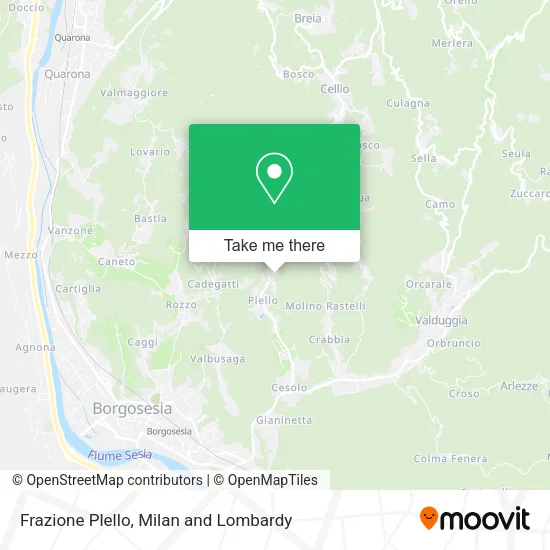 Frazione Plello map