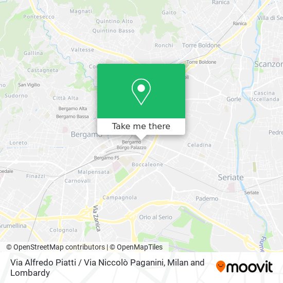 Via Alfredo Piatti / Via Niccolò Paganini map