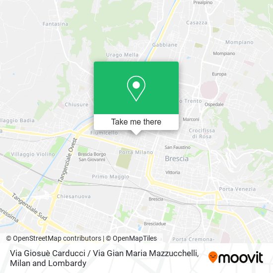 Via Giosuè Carducci / Via Gian Maria Mazzucchelli map