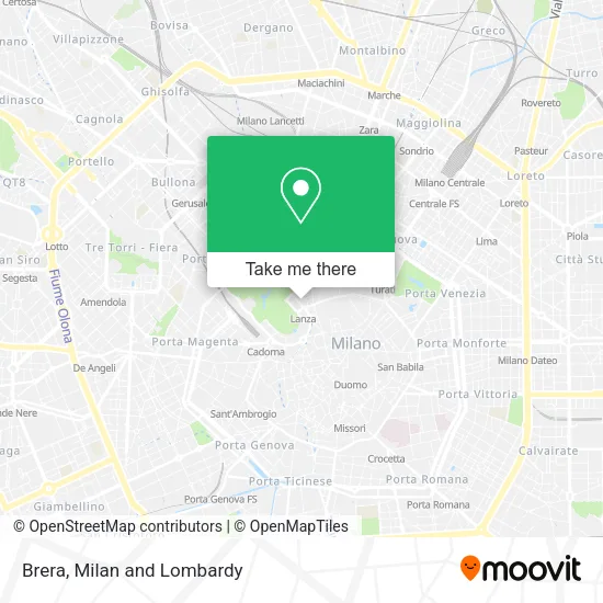 Brera map