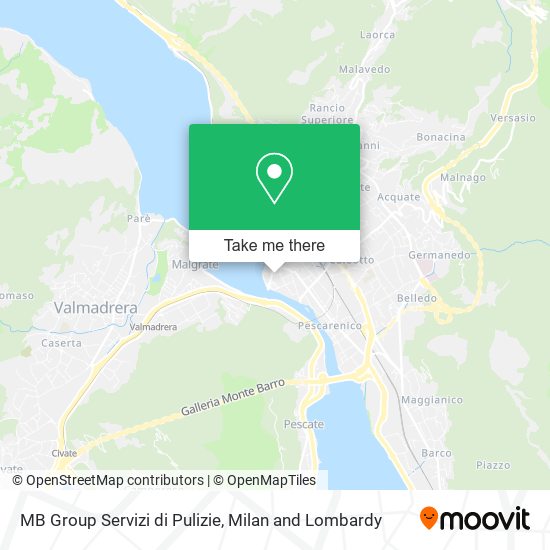 MB Group Servizi di Pulizie map