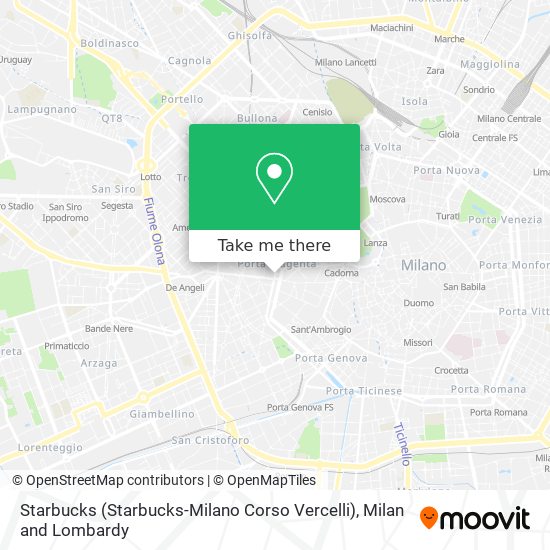 Starbucks (Starbucks-Milano Corso Vercelli) map