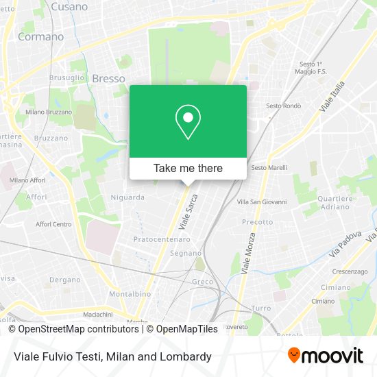 Viale Fulvio Testi map