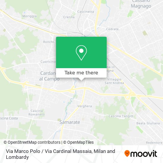 Via Marco Polo / Via Cardinal Massaia map