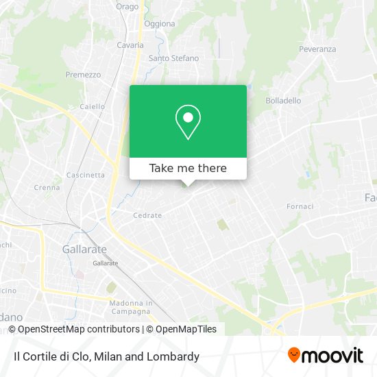 Il Cortile di Clo map