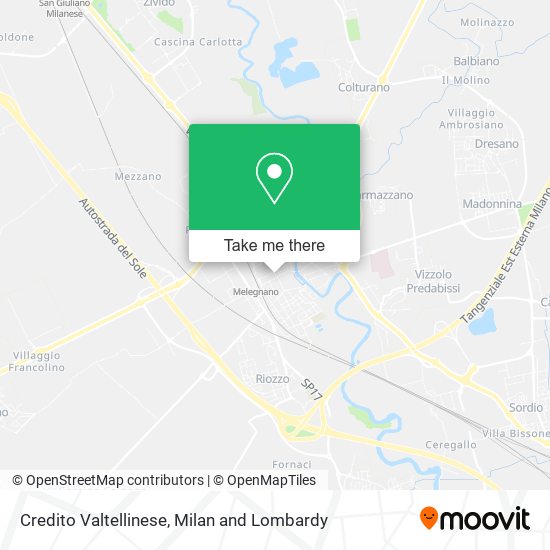 Credito Valtellinese map
