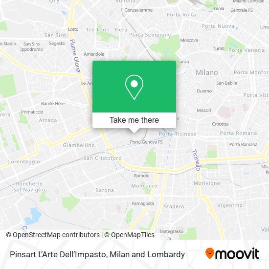 Pinsart L’Arte Dell’Impasto map