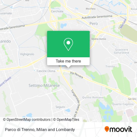 Parco di Trenno map