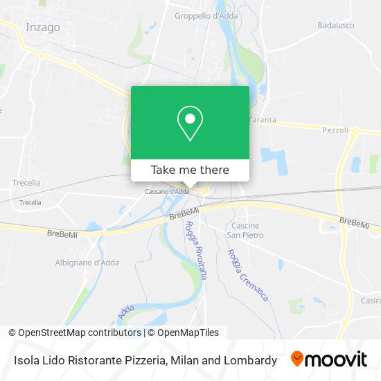 Isola Lido Ristorante Pizzeria map