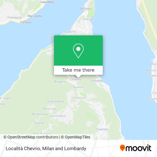 Località Chevrio map